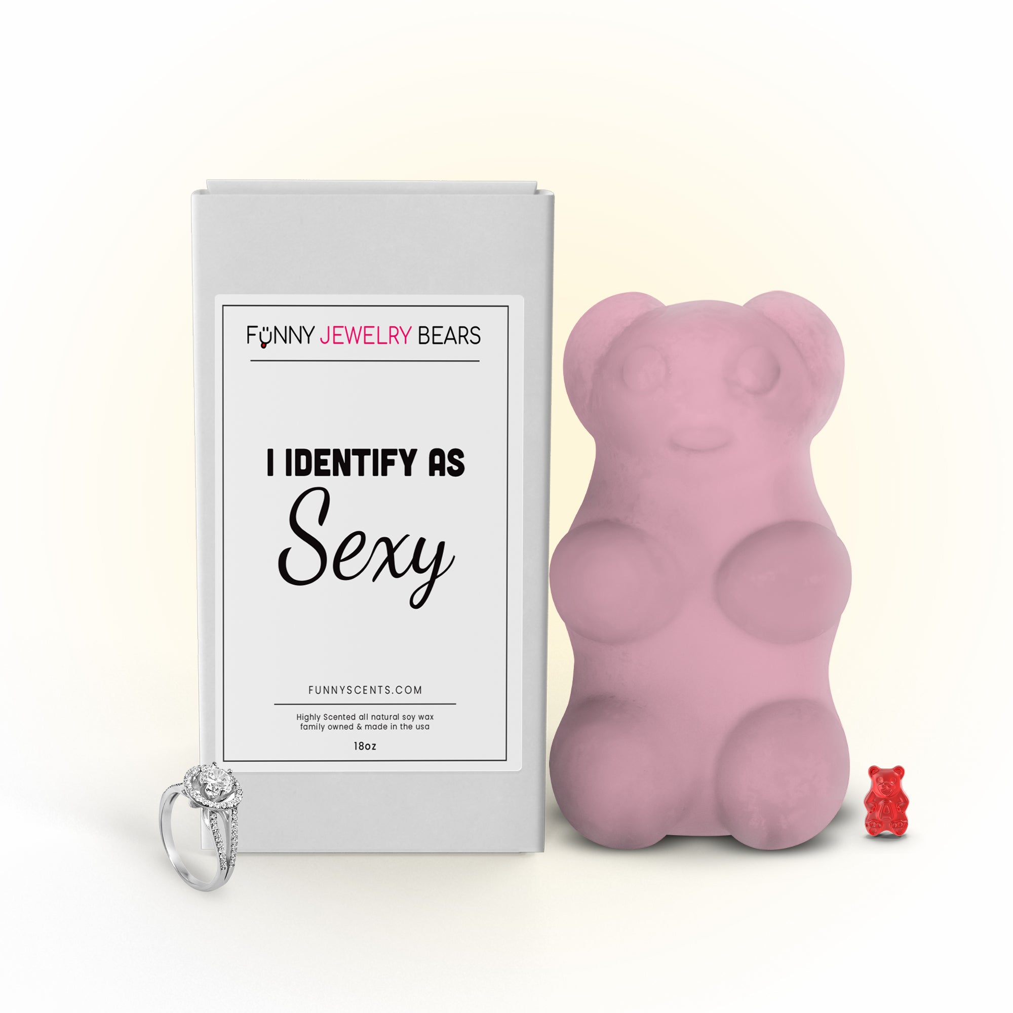 I Identify As a Sexy Funny Jewelry Bear Wax Melts
