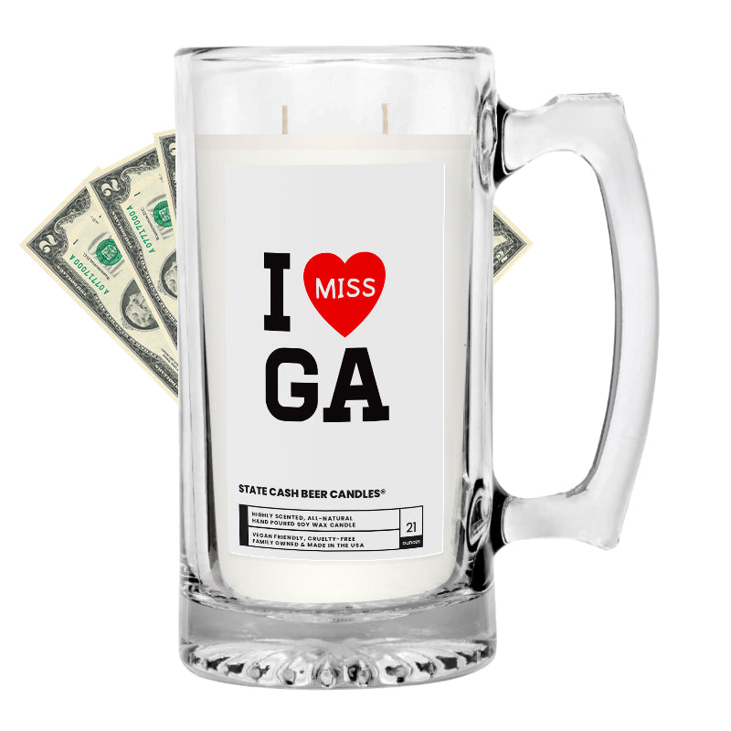 I miss GA State Cash Beer Candles