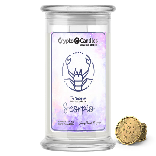 Scorpio Zodiac Crypto Candles