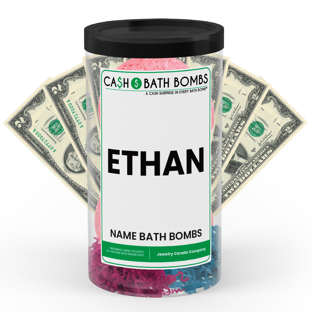 ETHAN Name Cash Bath Bomb Tube