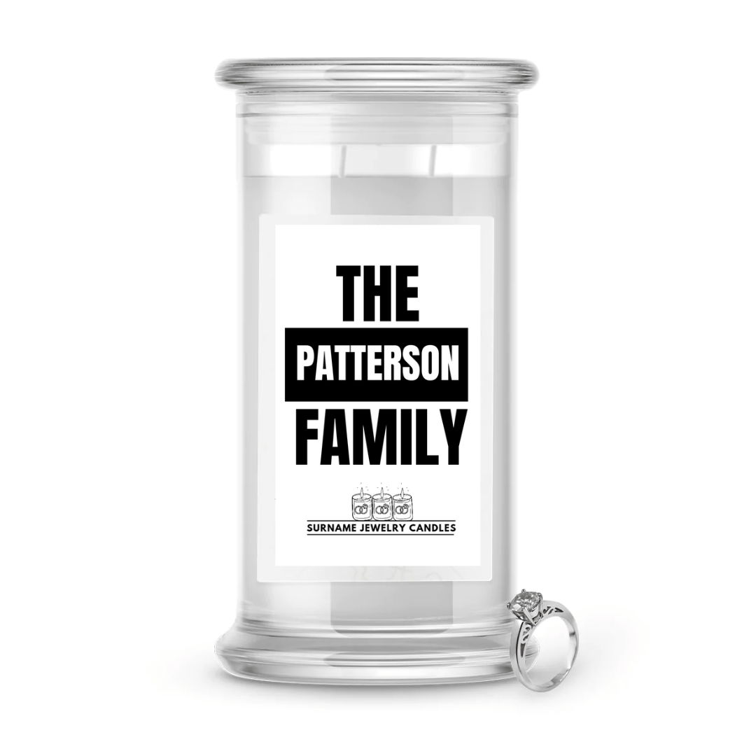 The Patterson Family | Surname Jewelry Candles