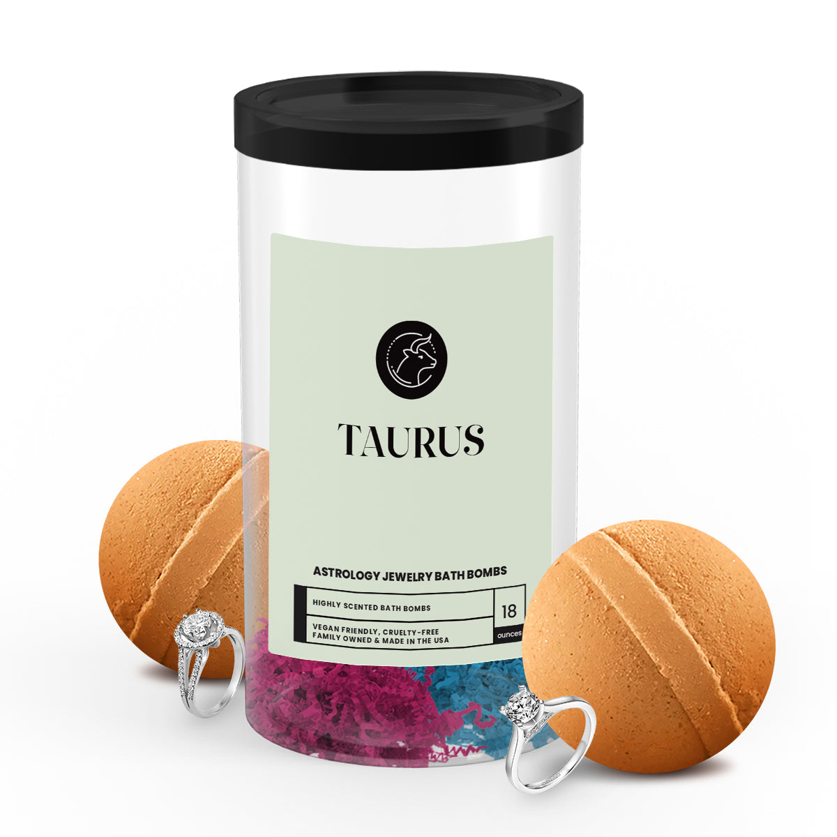 Taurus Astrology Jewelry Bath Bombs