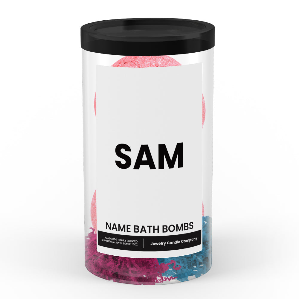 SAM Name Bath Bomb Tube