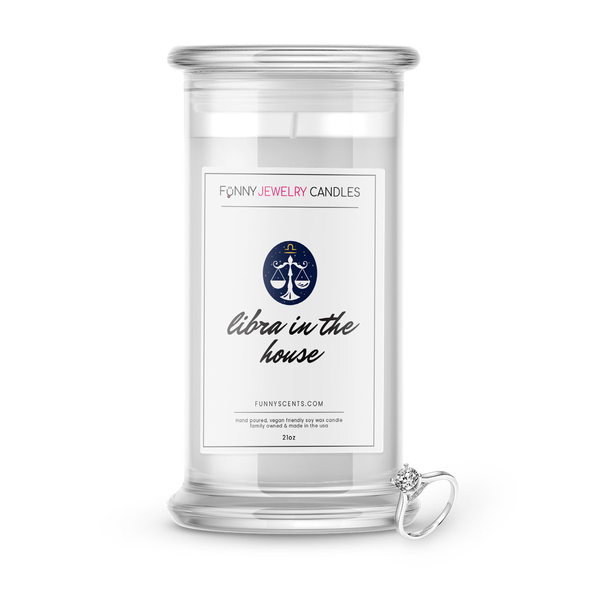 Libra in the house Jewelry Funny Candles