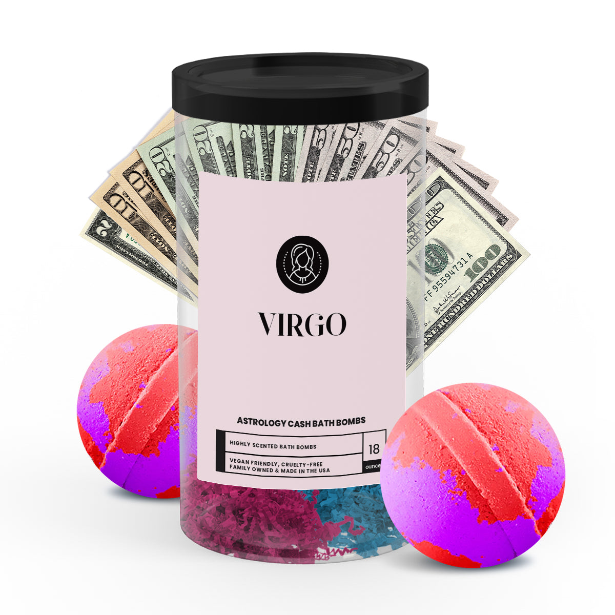 Virgo Astrology Cash Bath Bombs