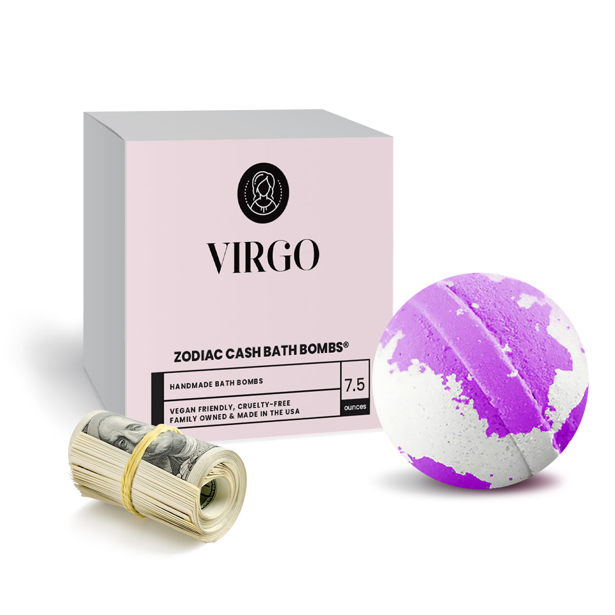 Virgo Zodiac Cash Bath Bomb