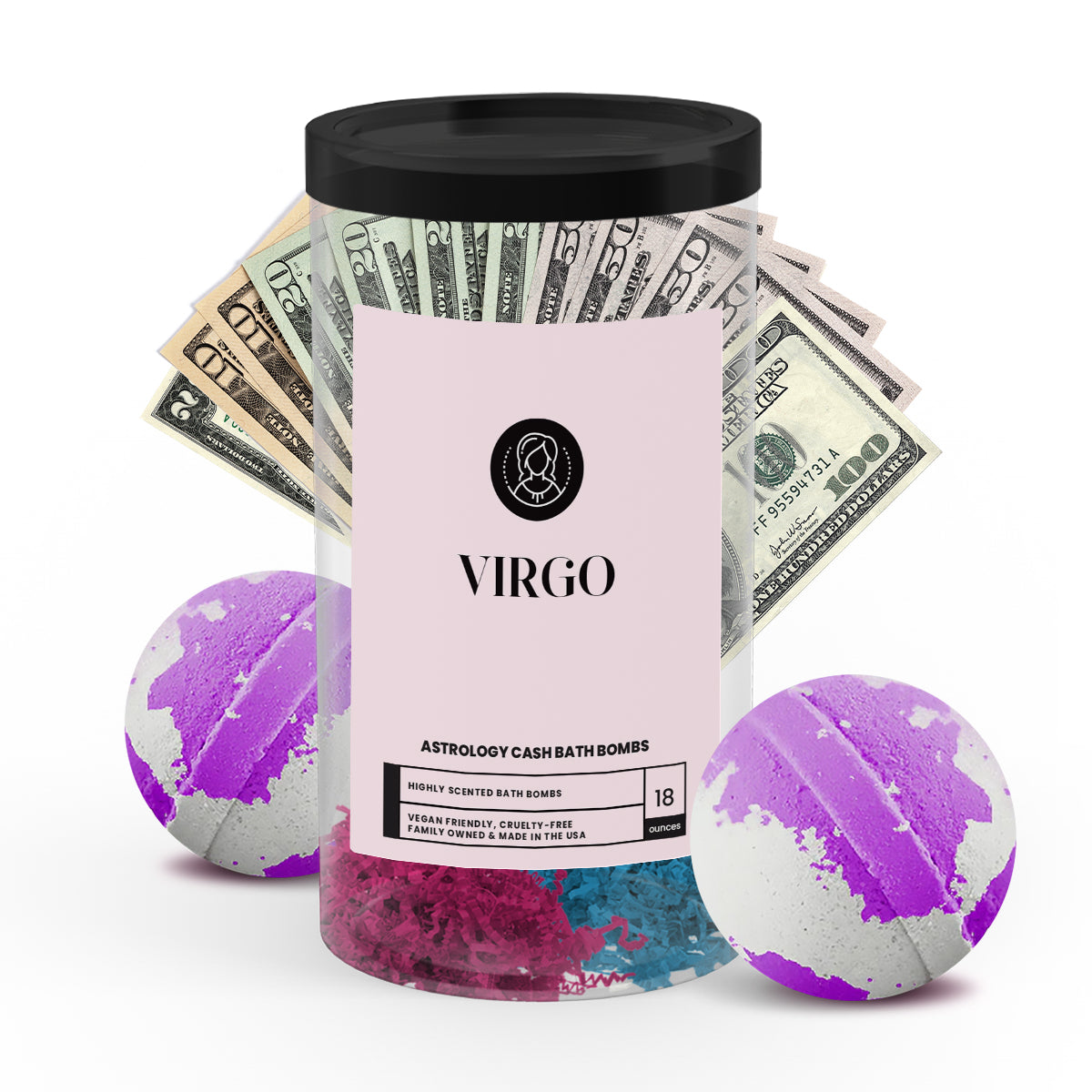 Virgo Astrology Cash Bath Bombs