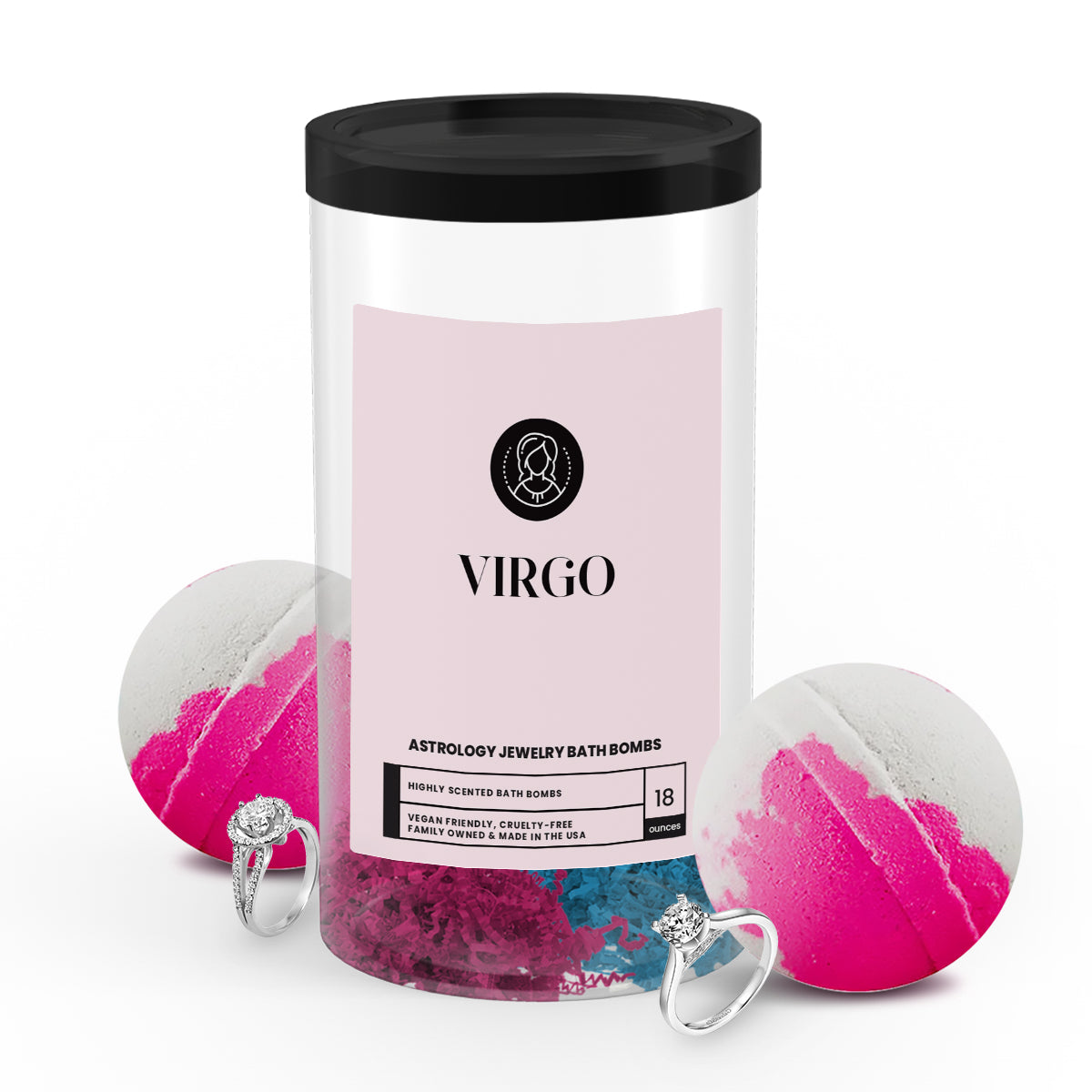 Virgo Astrology Jewelry Bath Bombs