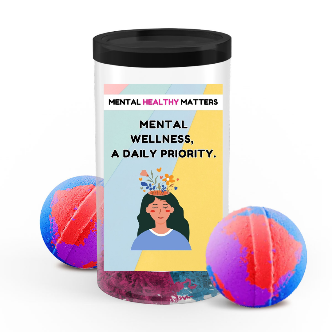 MENTAL WELLNESS, A DAILY PRIORITY | MENTAL HEALTH BATH BOMBS