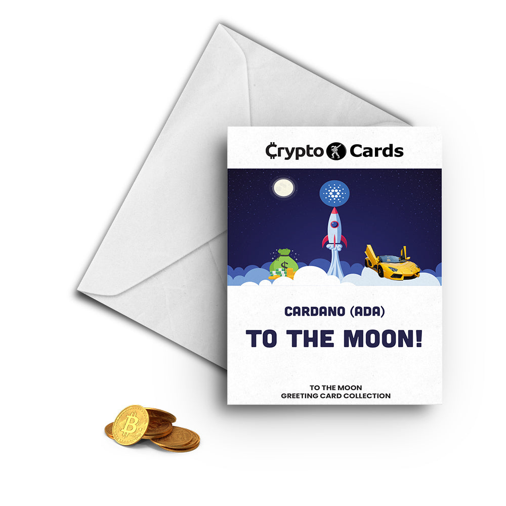 Cardano (ADA) To The Moon! Crypto Cards