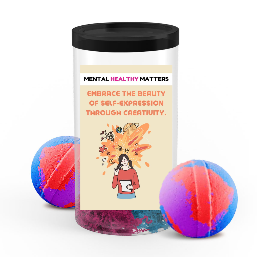 EMBRACE THE BEAUTY OF SELF-EXPRESSION THROUGH CREATIVITY | MENTAL HEALTH BATH BOMBS