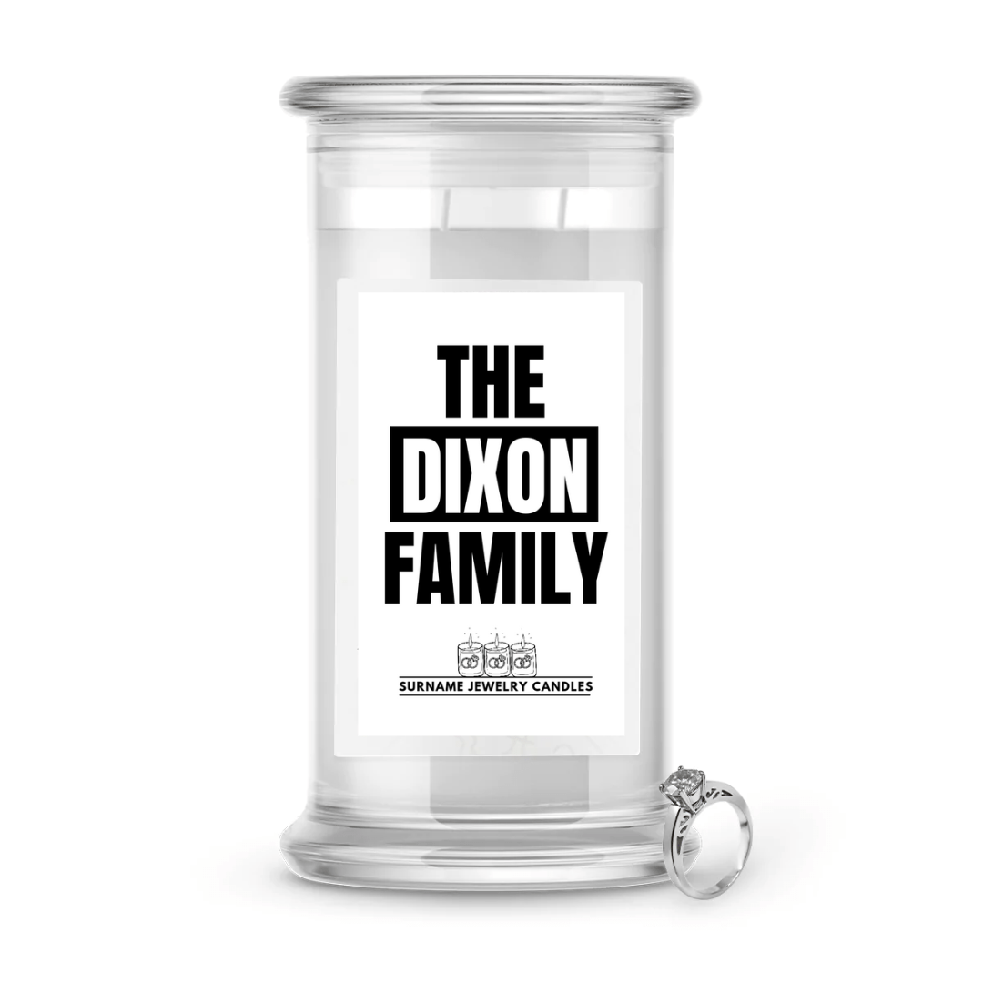 The Dixon Family | Surname Jewelry Candles