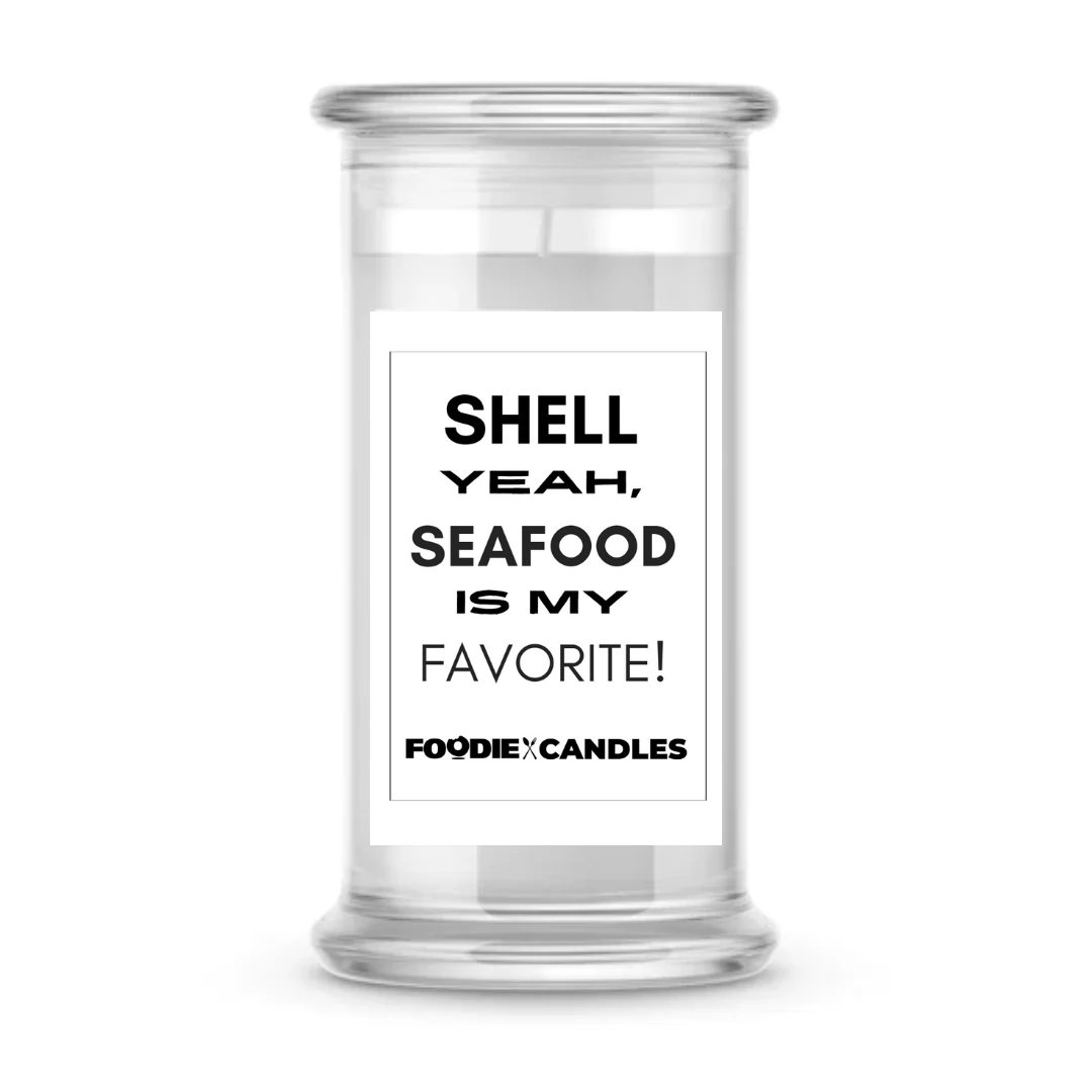 Shell yeah, seafood is my favorite | Foodie Candles