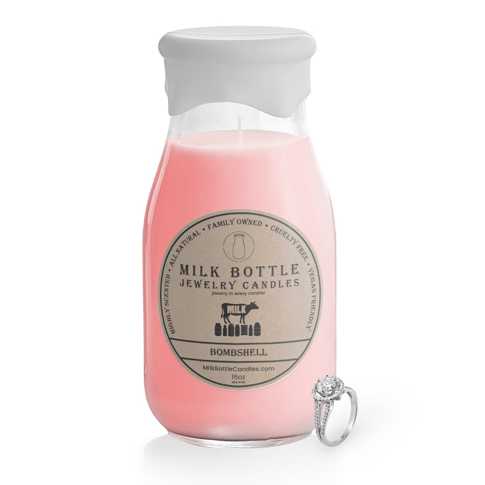 Bombshell - Milk Bottle Jewelry Candles