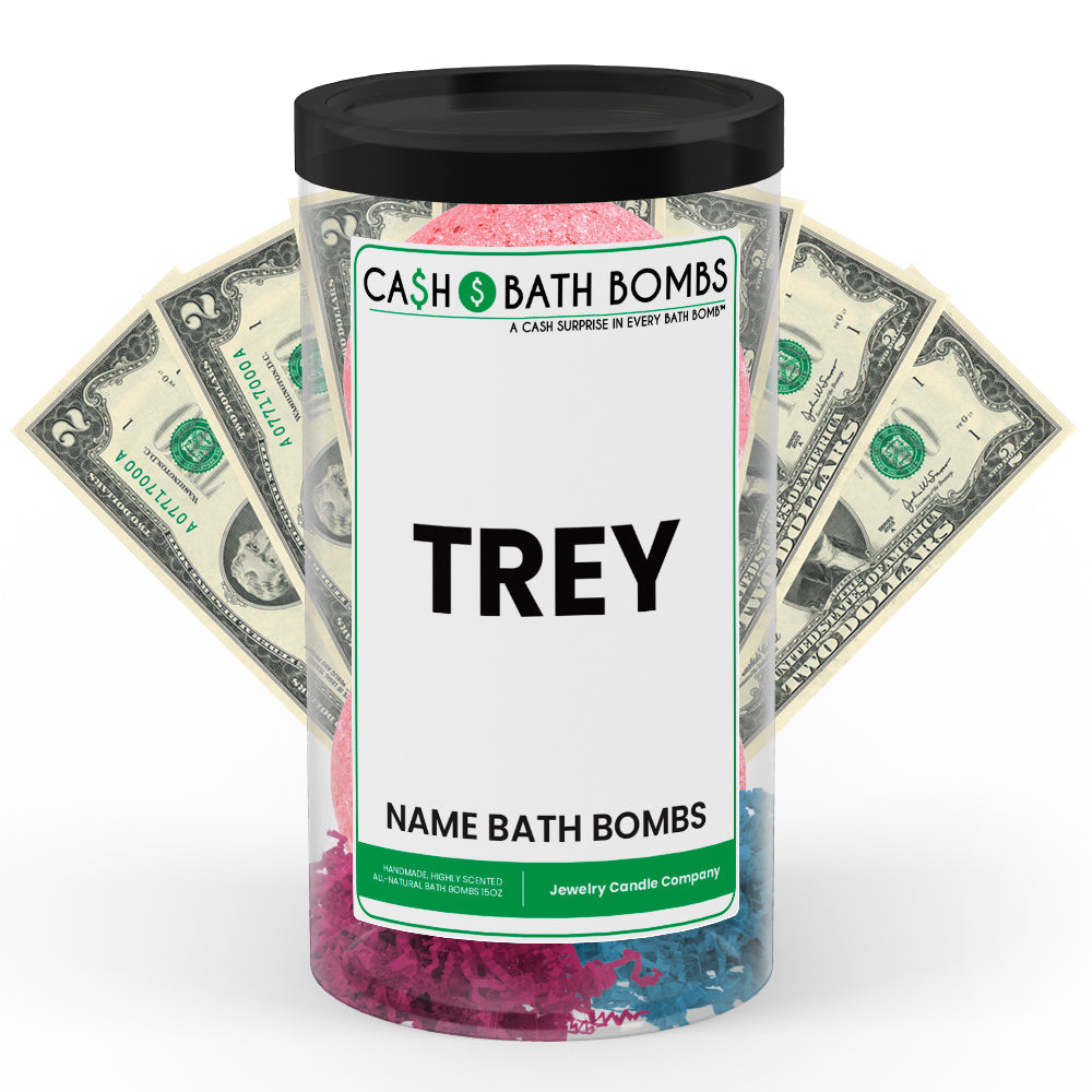 TREY Name Cash Bath Bomb Tube