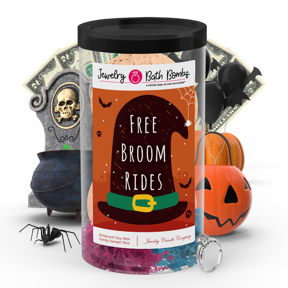 Free broom rides Jewelry Bath Bombs