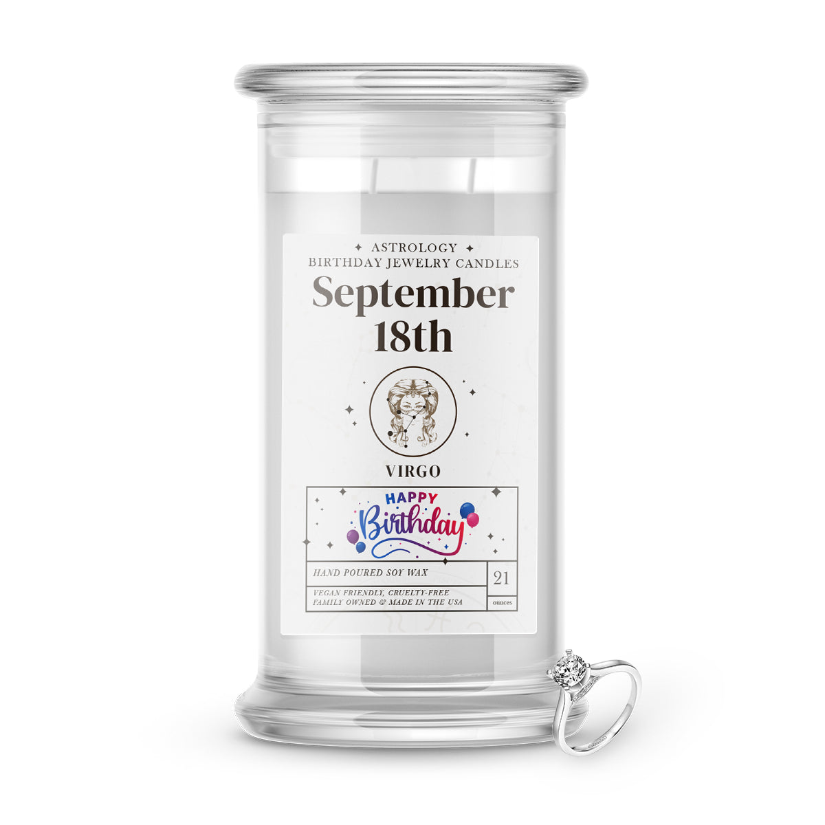 VIRGO | ASTROLOGY BIRTHDAY JEWELRY CANDLES