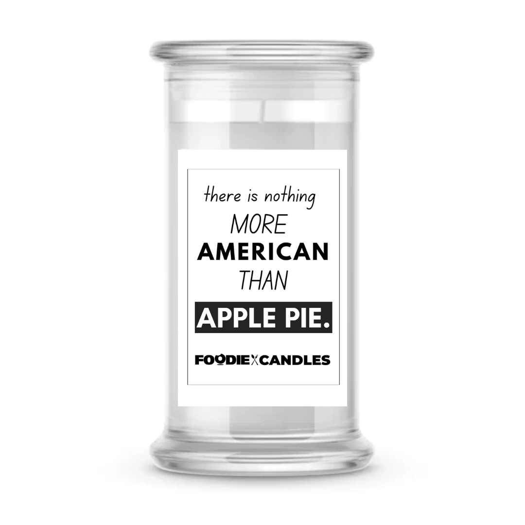 There is nothing more american than apple pie. | Foodie Candles