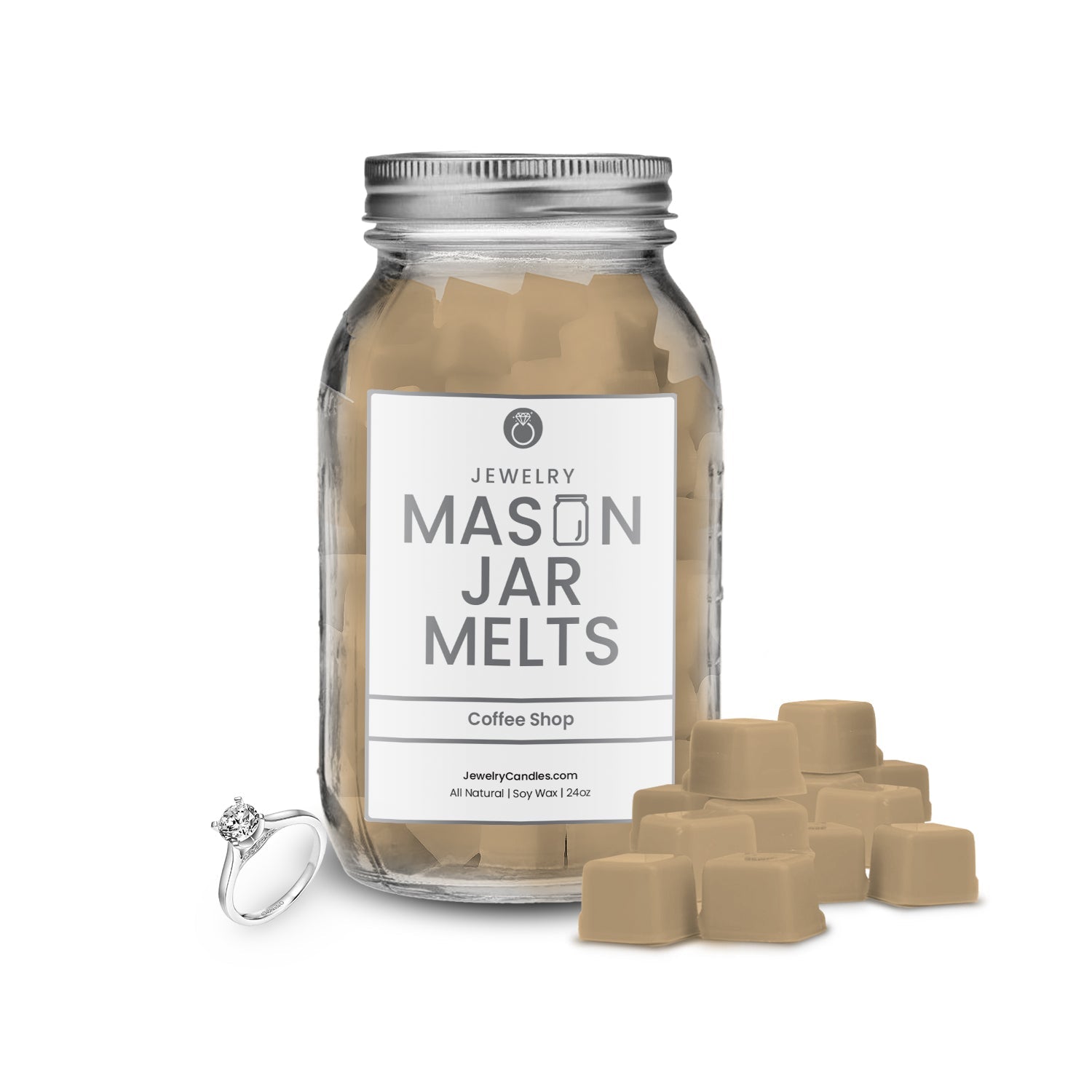 Coffee shop | Mason Jar Jewelry Wax Melts