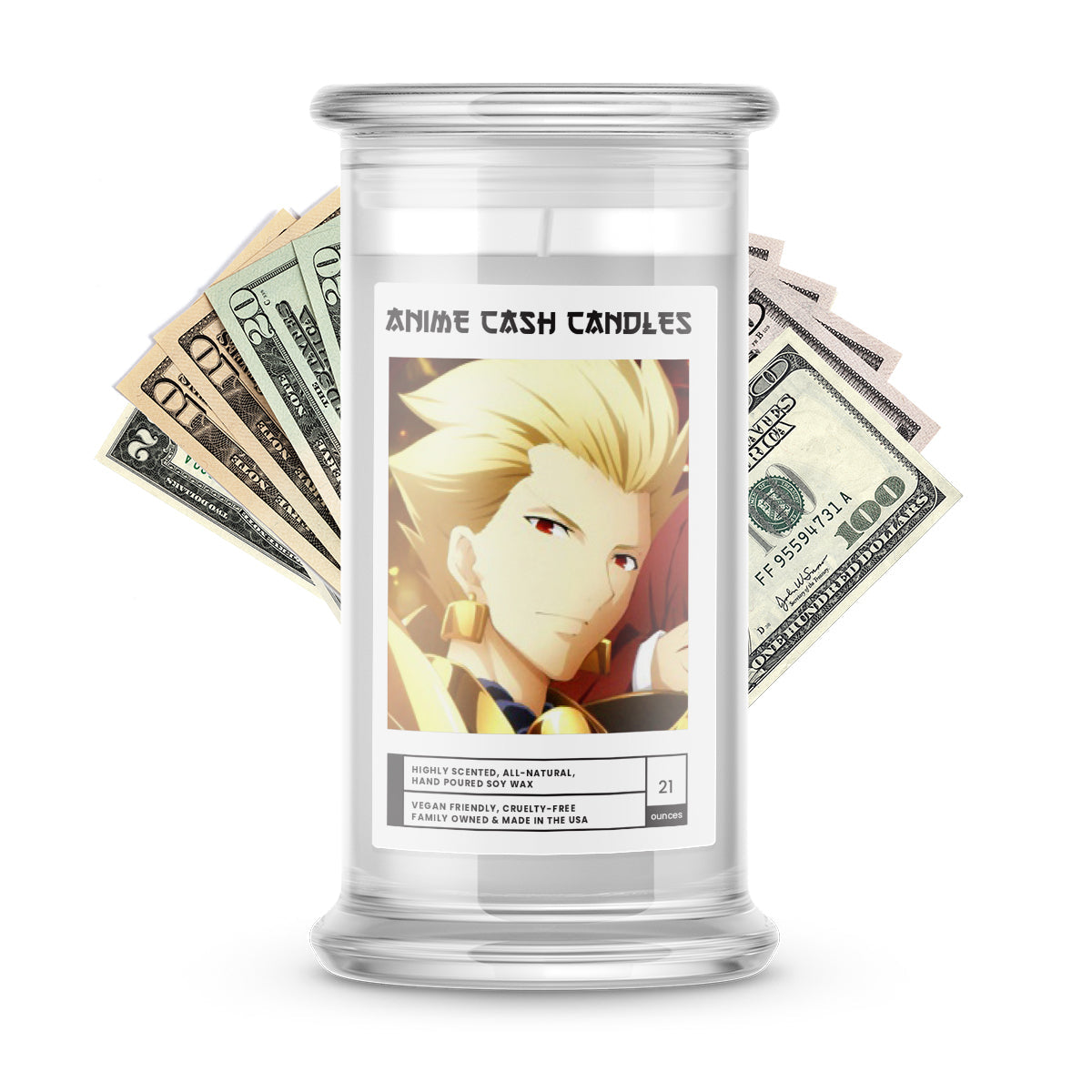 Gilgamesh | Anime Cash Candle