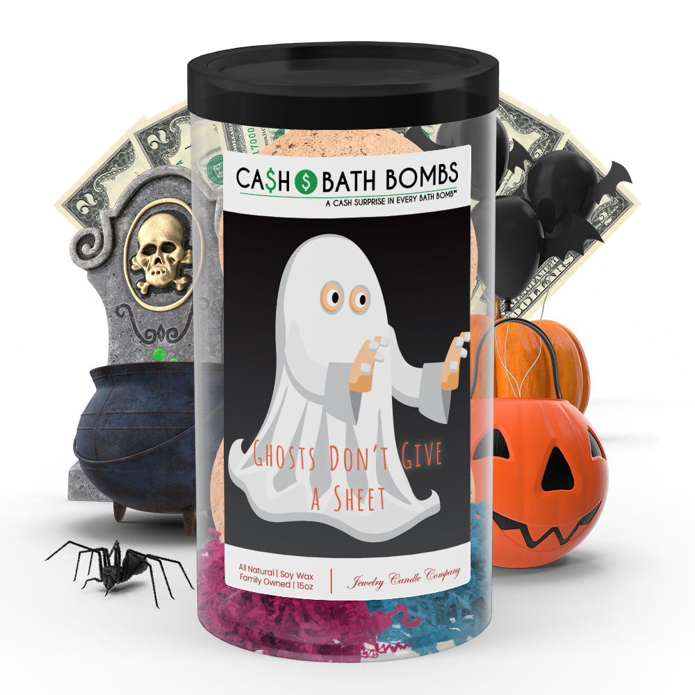 Ghosts don't give a sheet Cash Bath Bombs