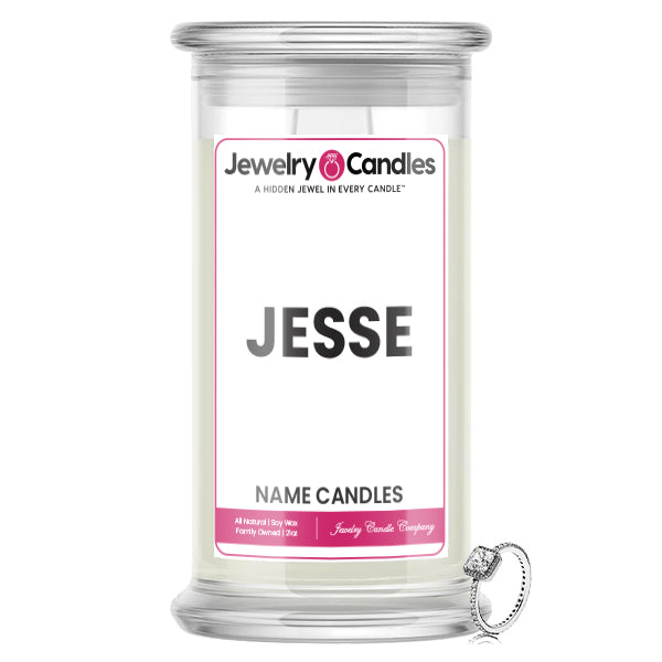 JESSE Name Jewelry Candles