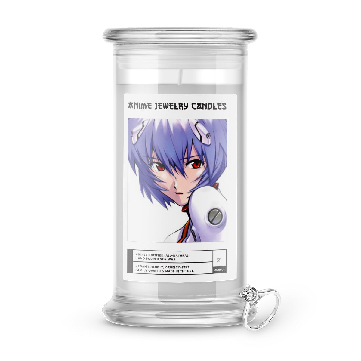 Ayanami, Rei | Anime Jewelry Candles