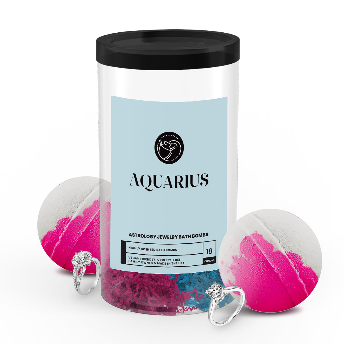 Aquarius Astrology Jewelry Bath Bombs