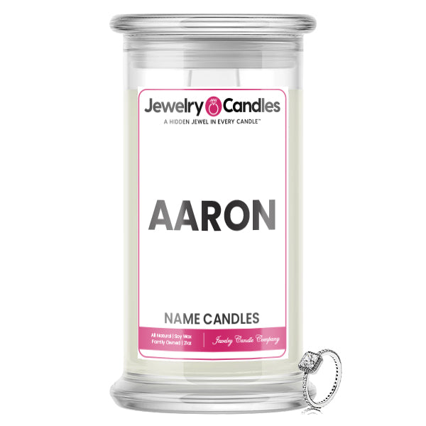 AARON Name Jewelry Candles