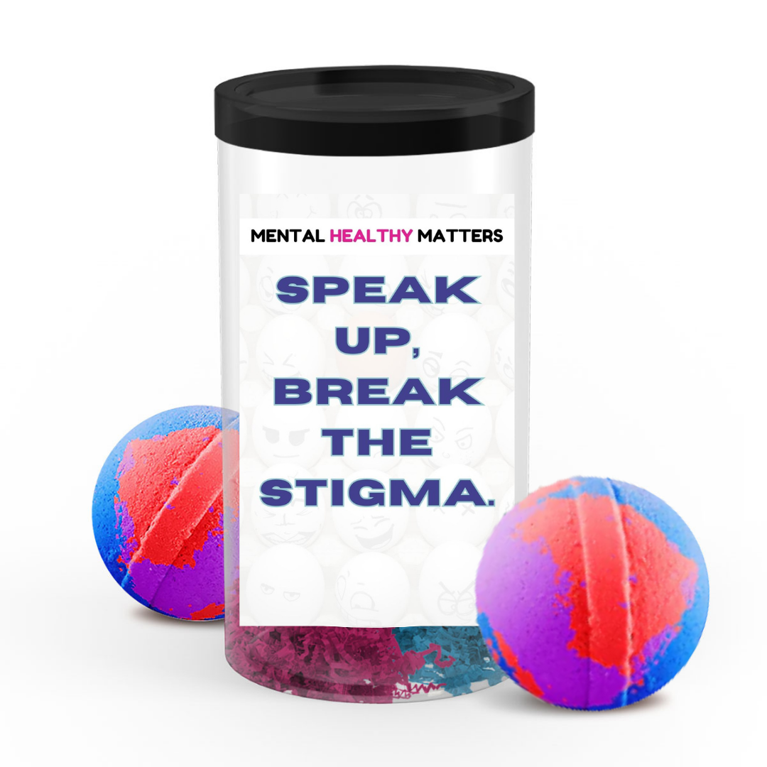 SPEAK UP, BREAK THE STIGMA | MENTAL HEALTH BATH BOMBS