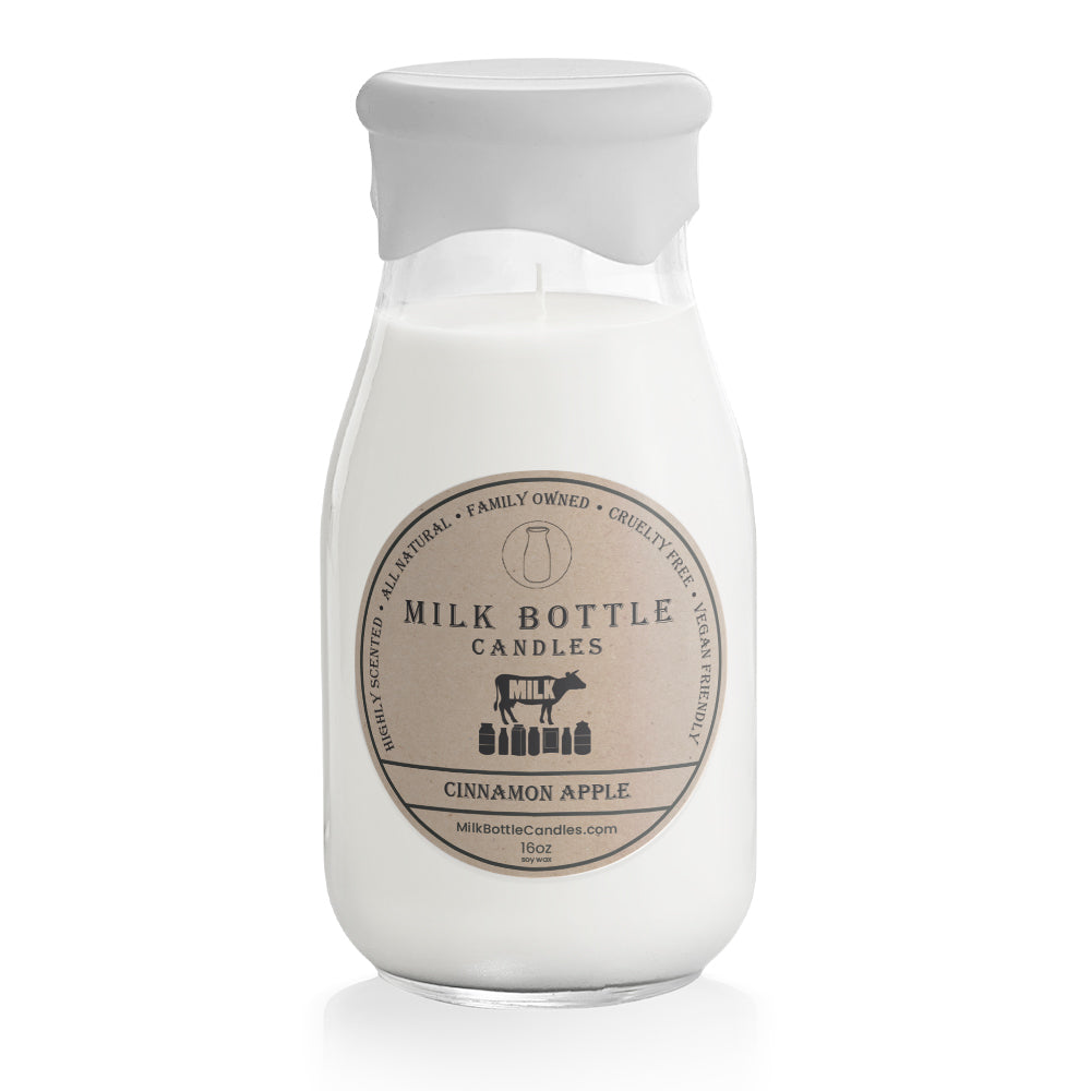 Cinnamon Apple - Milk Bottle Candles