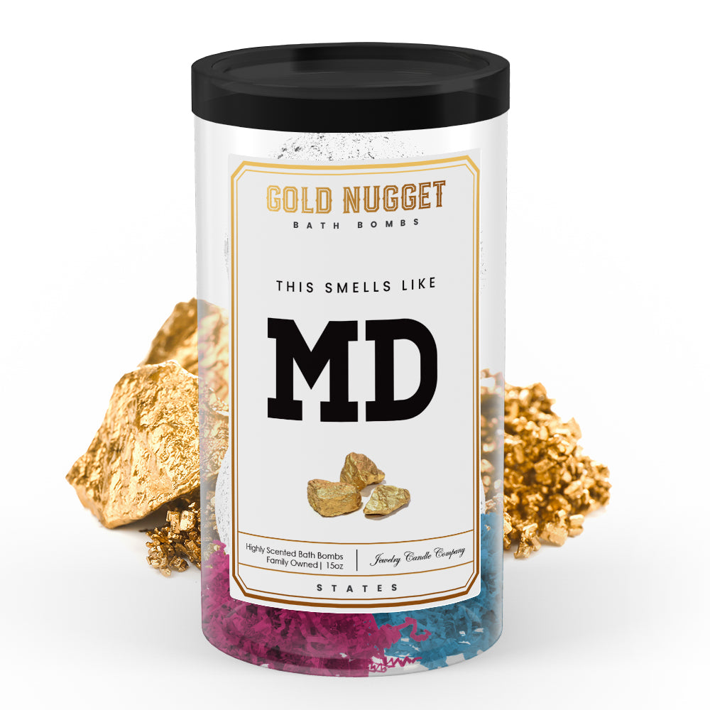 This Smells Like MD State Gold Nugget Bath Bombs
