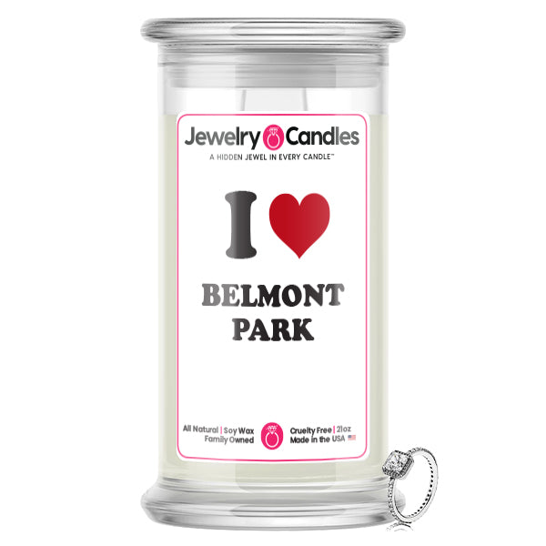 I Love BELMONT PARK Landmark Jewelry candles