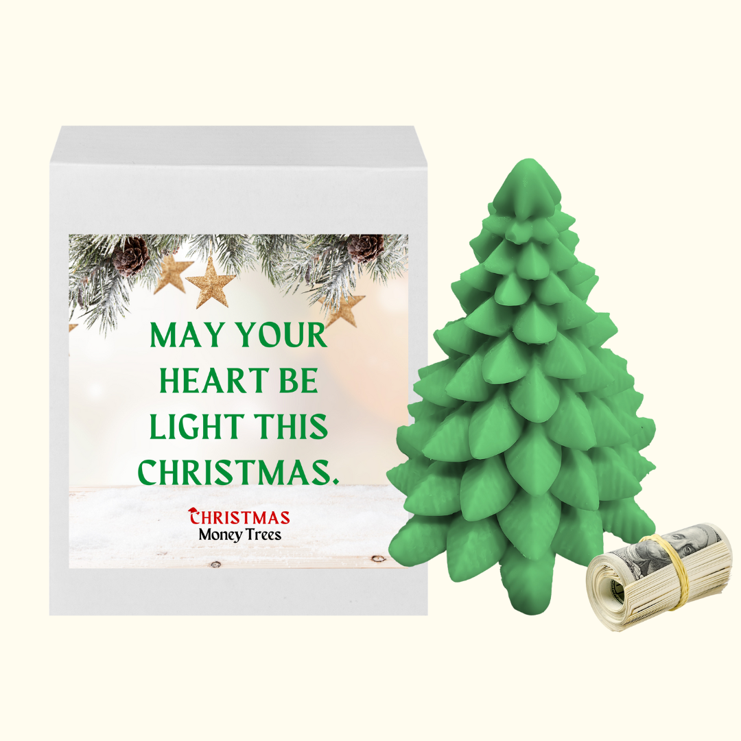 May Your Heart be Light this Christmas | Christmas Cash Tree