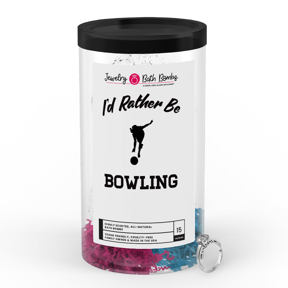 I'd rather be Bowling Jewelry Bath Bombs