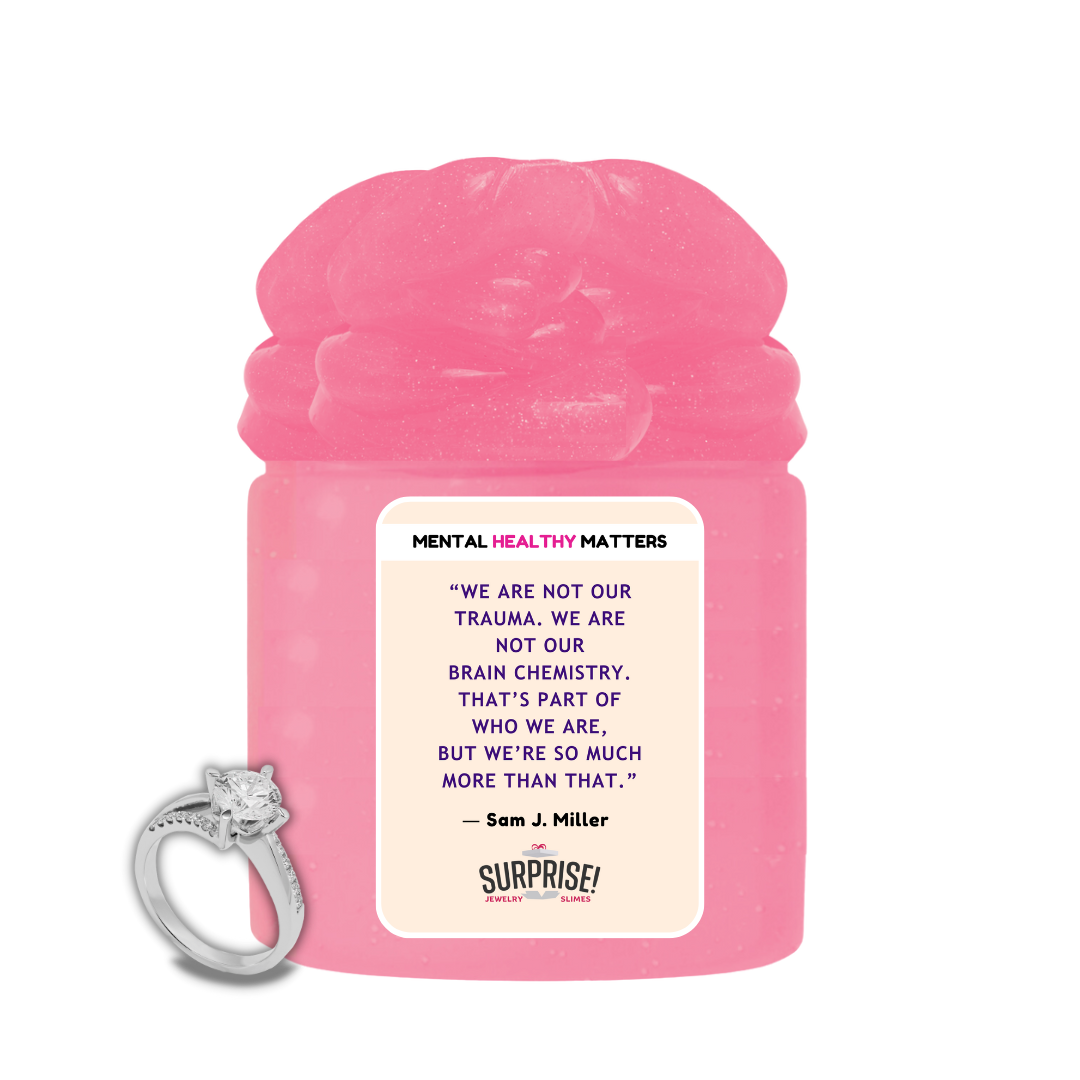 VULNERABILITY SOUNDS LIKE TRUTH AND FEELS LIKE COURAGE. TRUTH AND COURAGE AREN'T ALWAYS COMFORTABLE, BUT THEY'RE NEVER WEAKNESS - BRENE BROWN | MENTAL HEALTH JEWELRY SLIMES