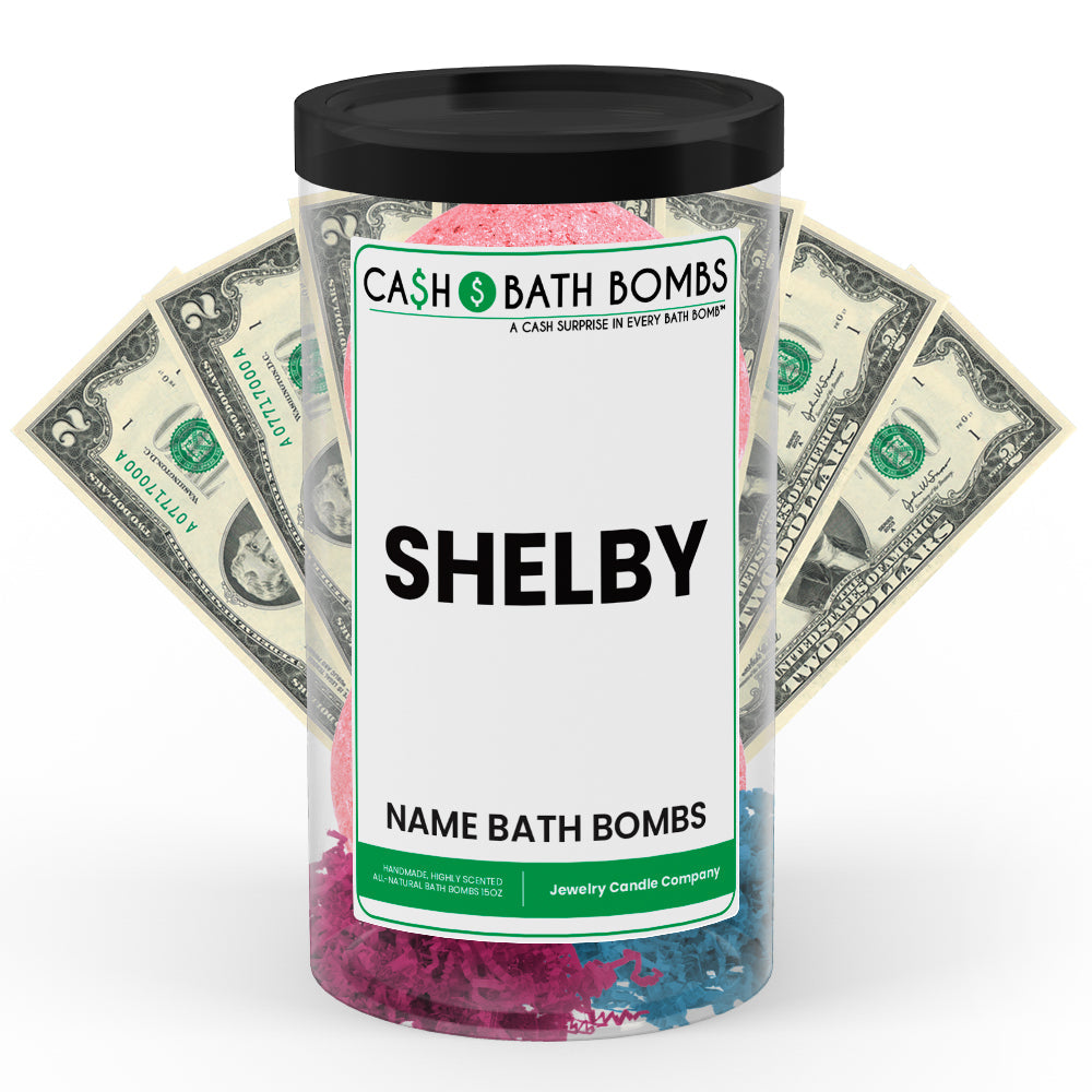 SHELBY Name Cash Bath Bomb Tube