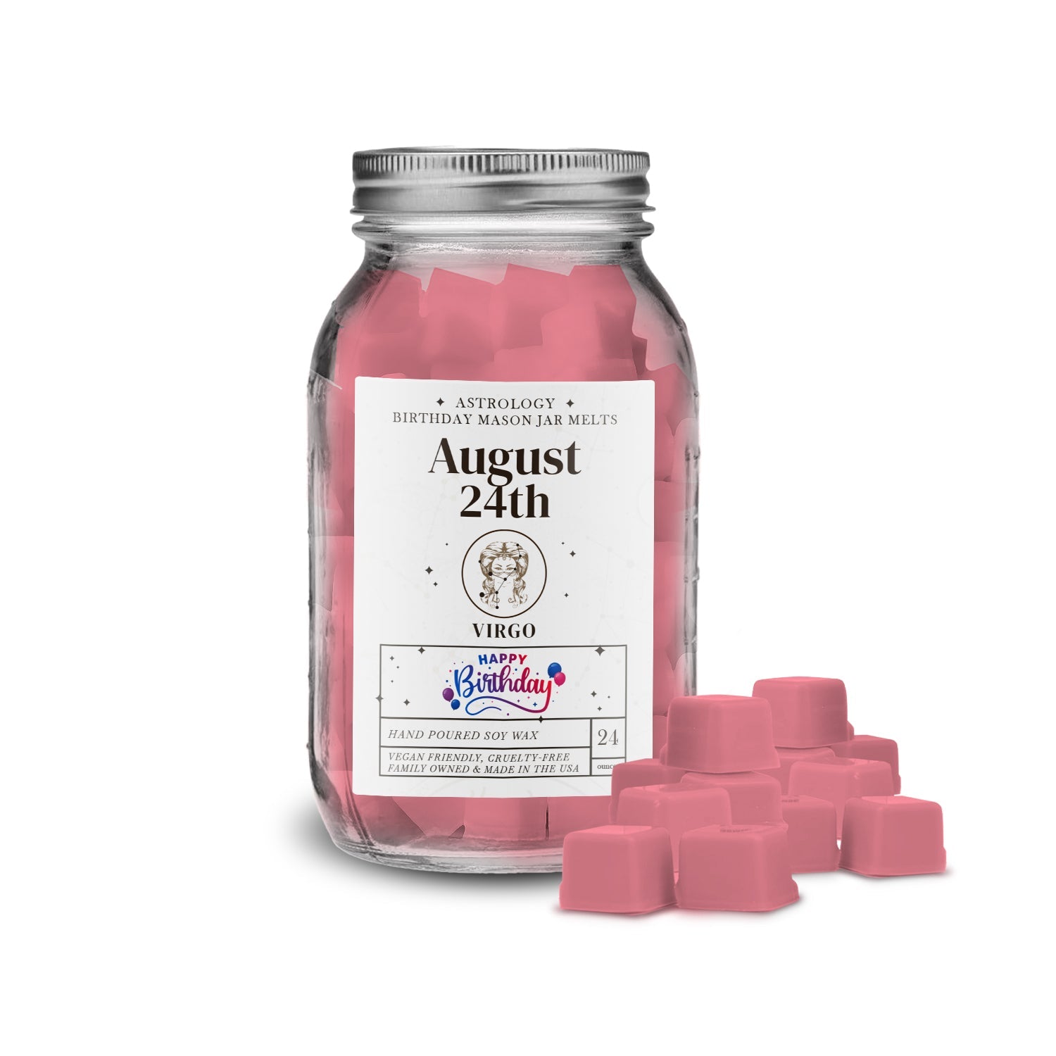 VIRGO | ASTROLOGY BIRTHDAY MASON JAR MELTS
