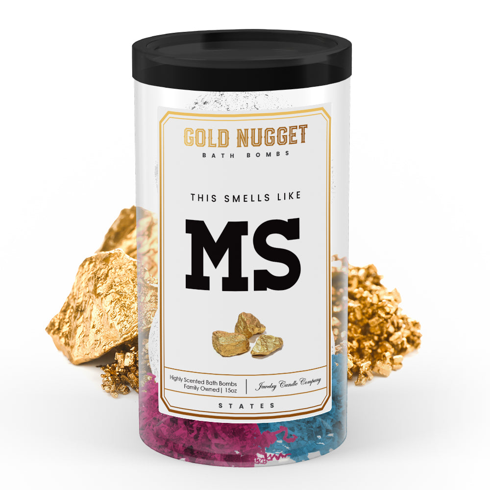 This Smells Like MS State Gold Nugget Bath Bombs