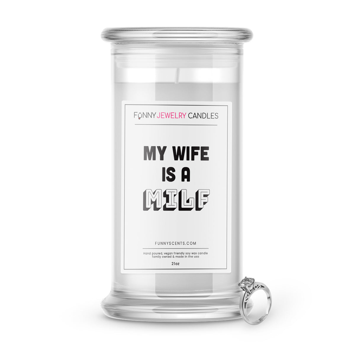 My Wife is a MILF Jewelry Funny Candles
