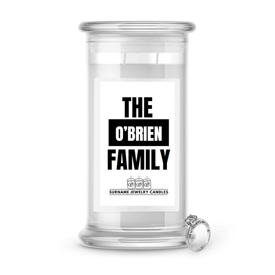 The O'brien Family | Surname Jewelry Candles