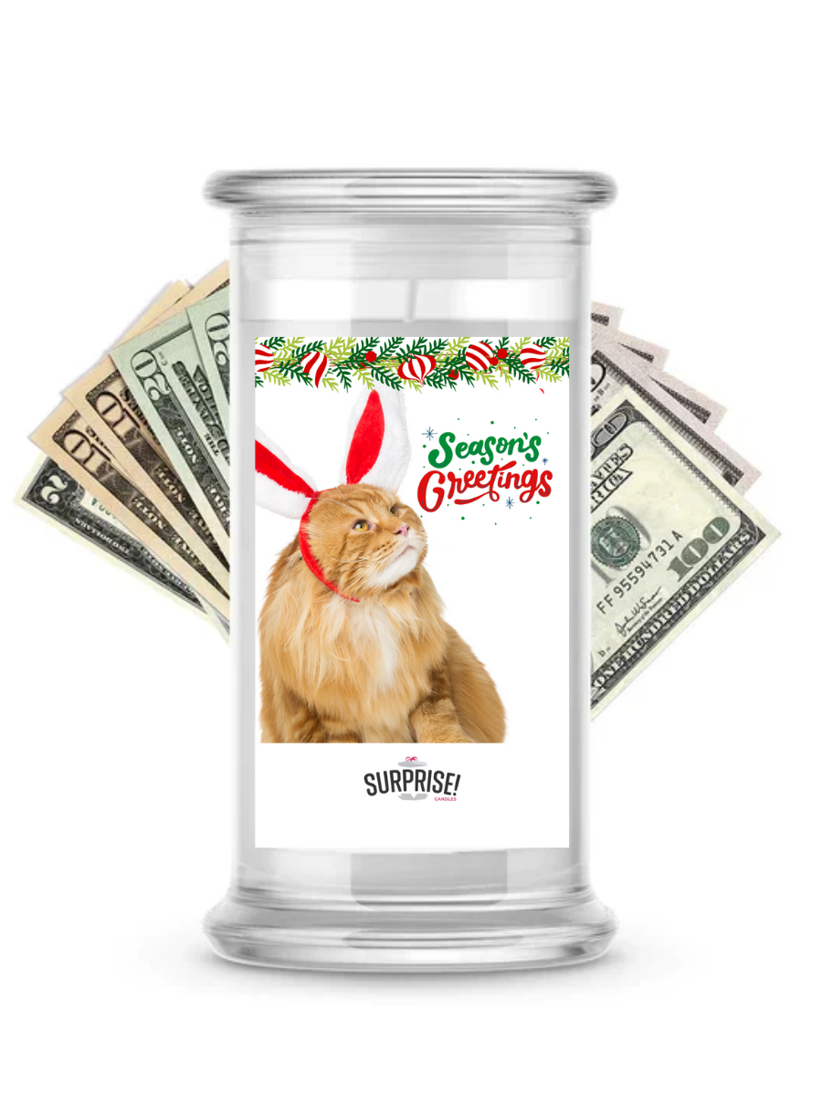 Season's Greetings 4 | Christmas Surprise Cash Candles
