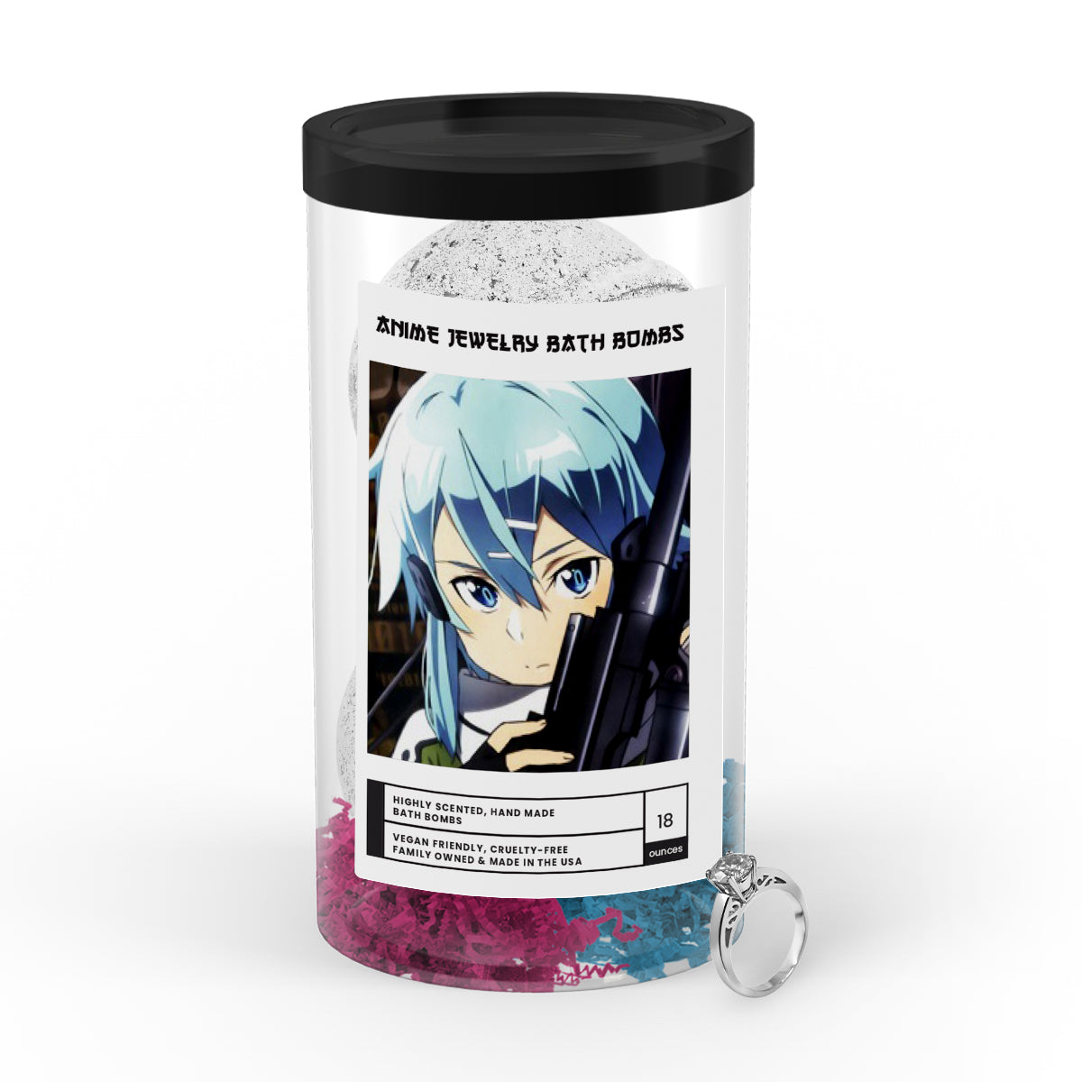 Asada, Shino (朝田 詩乃) | Anime Jewelry Bath Bombs
