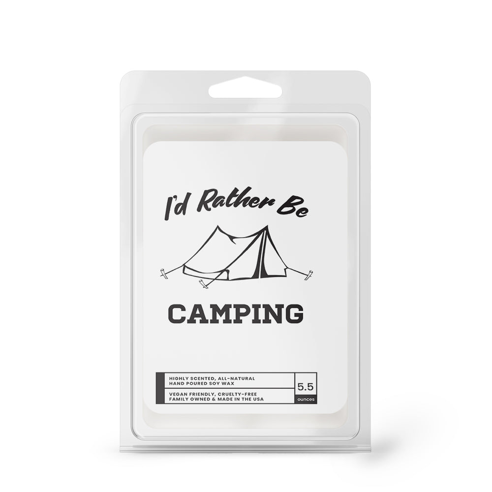 I'd rather be Camping Wax Melts
