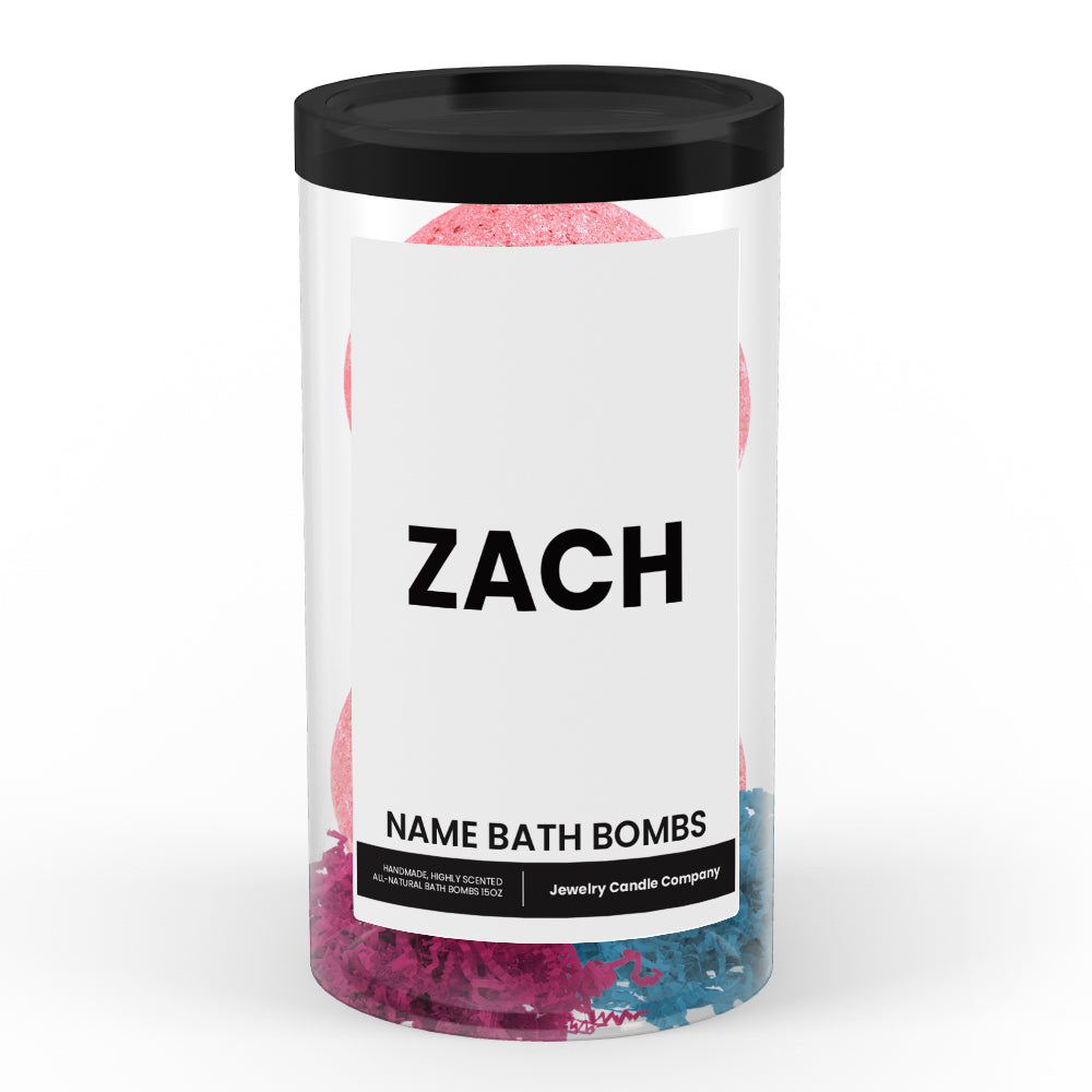 ZACH Name Bath Bomb Tube