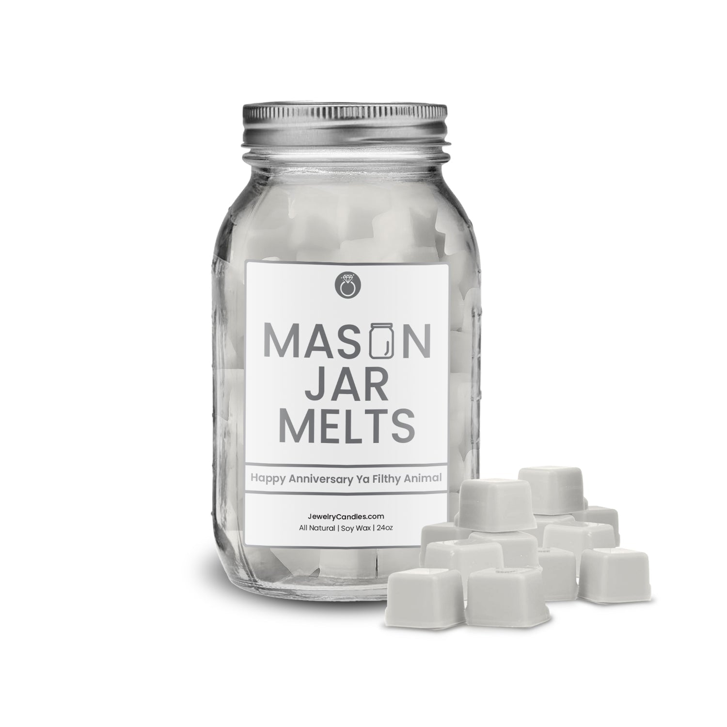 Happy Anniversary ya filthy animal | Mason Jar Wax Melts