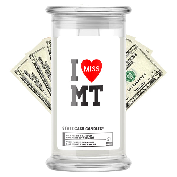 I miss MT State Cash Candle
