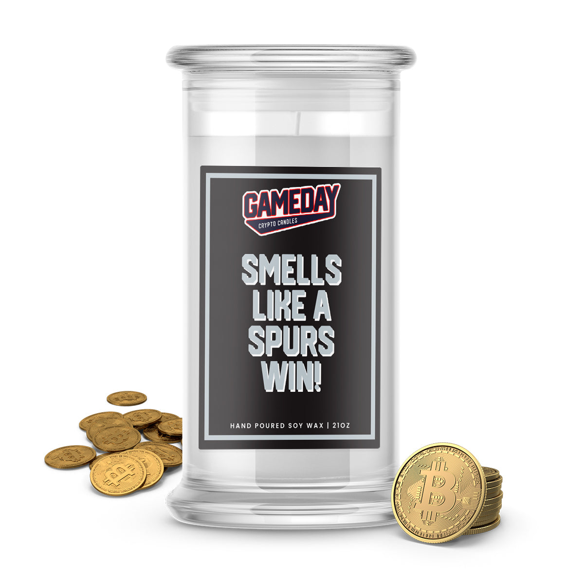 San Antonia Spurs Game Day Cash Candles