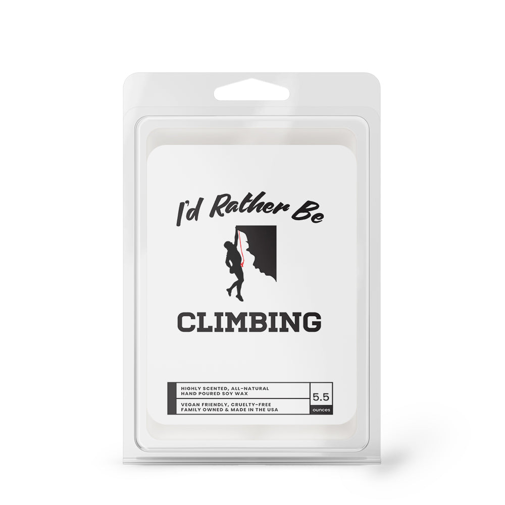 I'd rather be Climbing Wax Melts