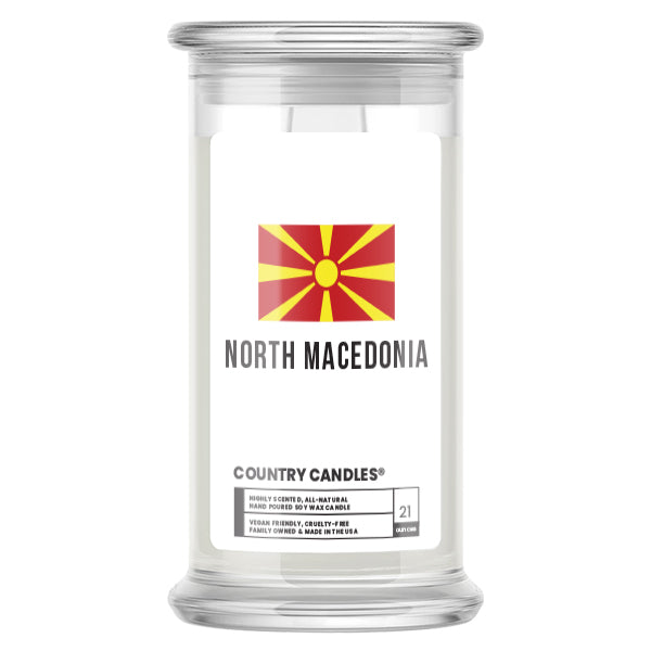 North Macedonia Country Candles